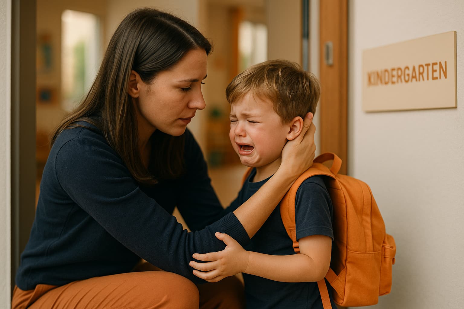 kind will nicht in den Kindergarten