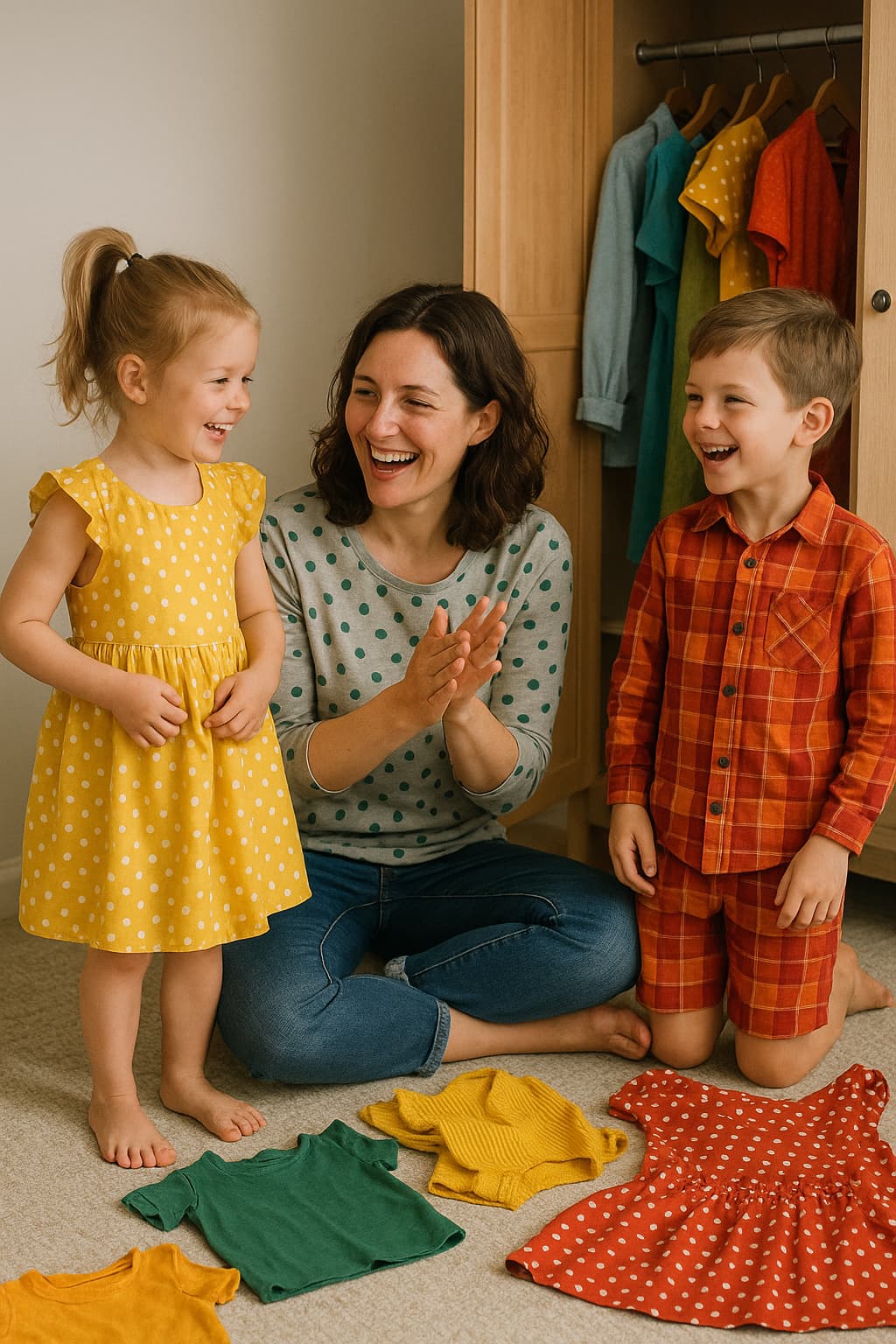 Kind will sich nicht anziehen