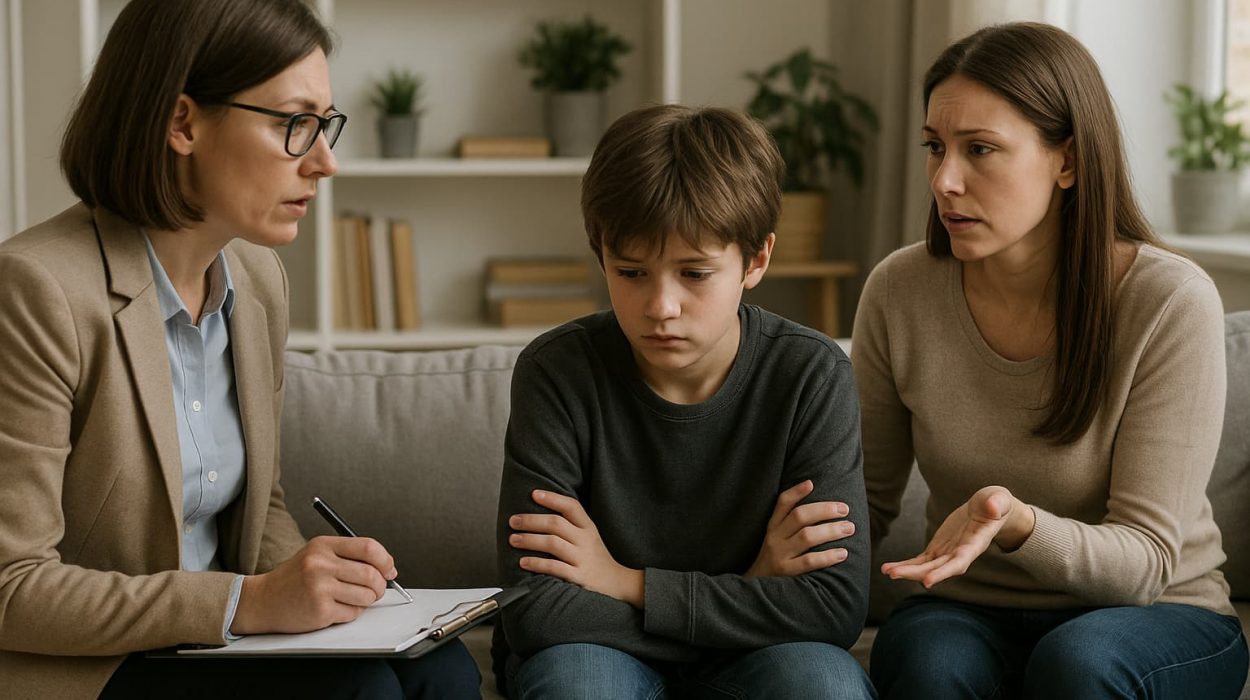 kind hat Angst und zieht sich immer mehr zurück