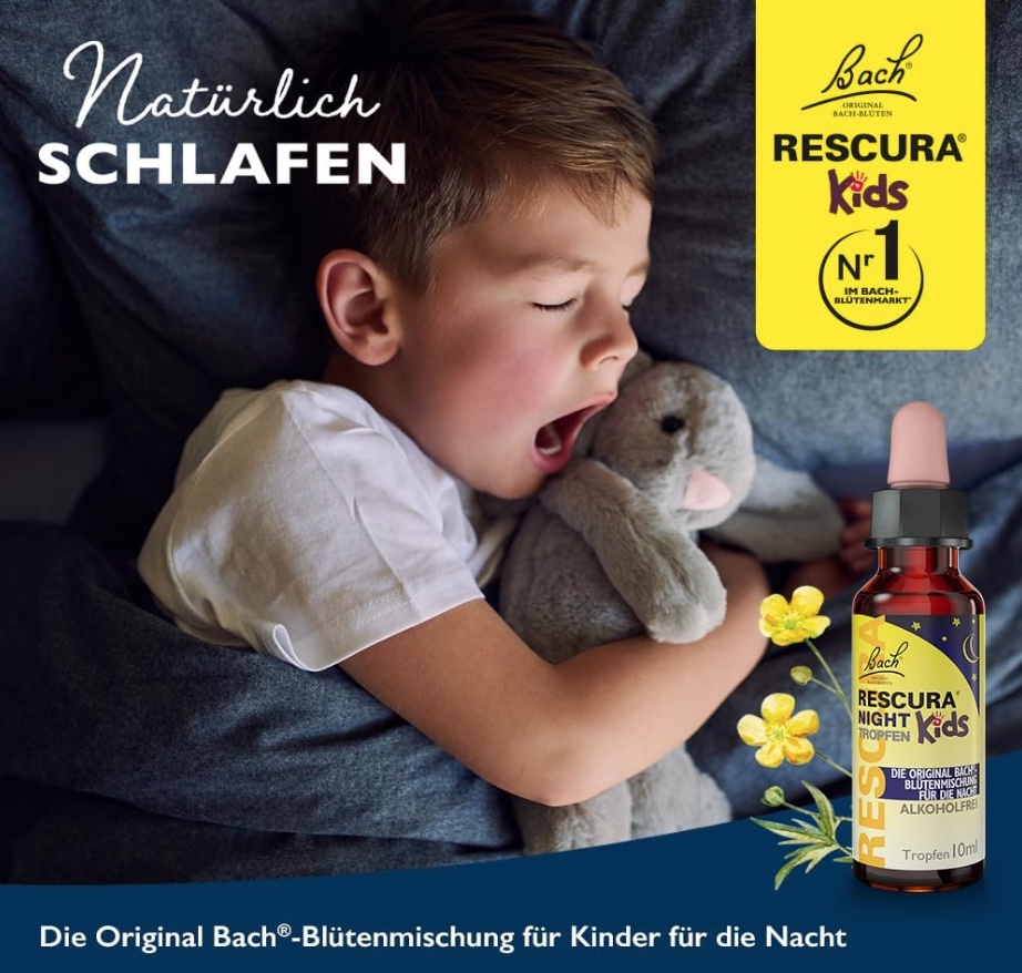 Bachblüten für Kinder zum Einschlafen