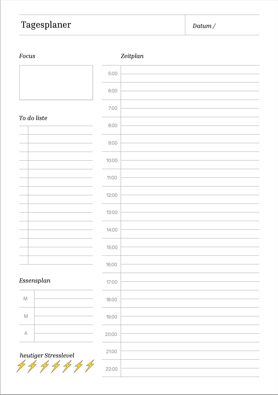 Tagesplaner