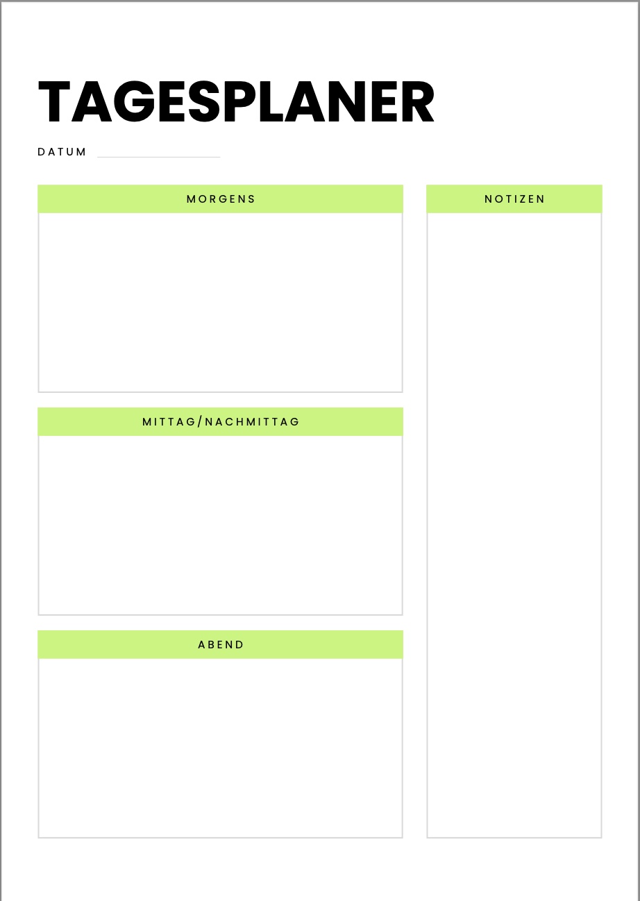 Tagesplaner