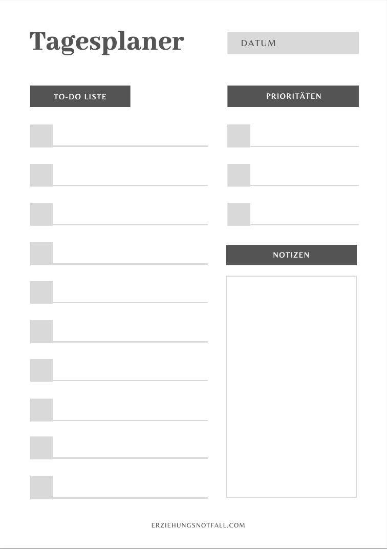 Tagesplaner