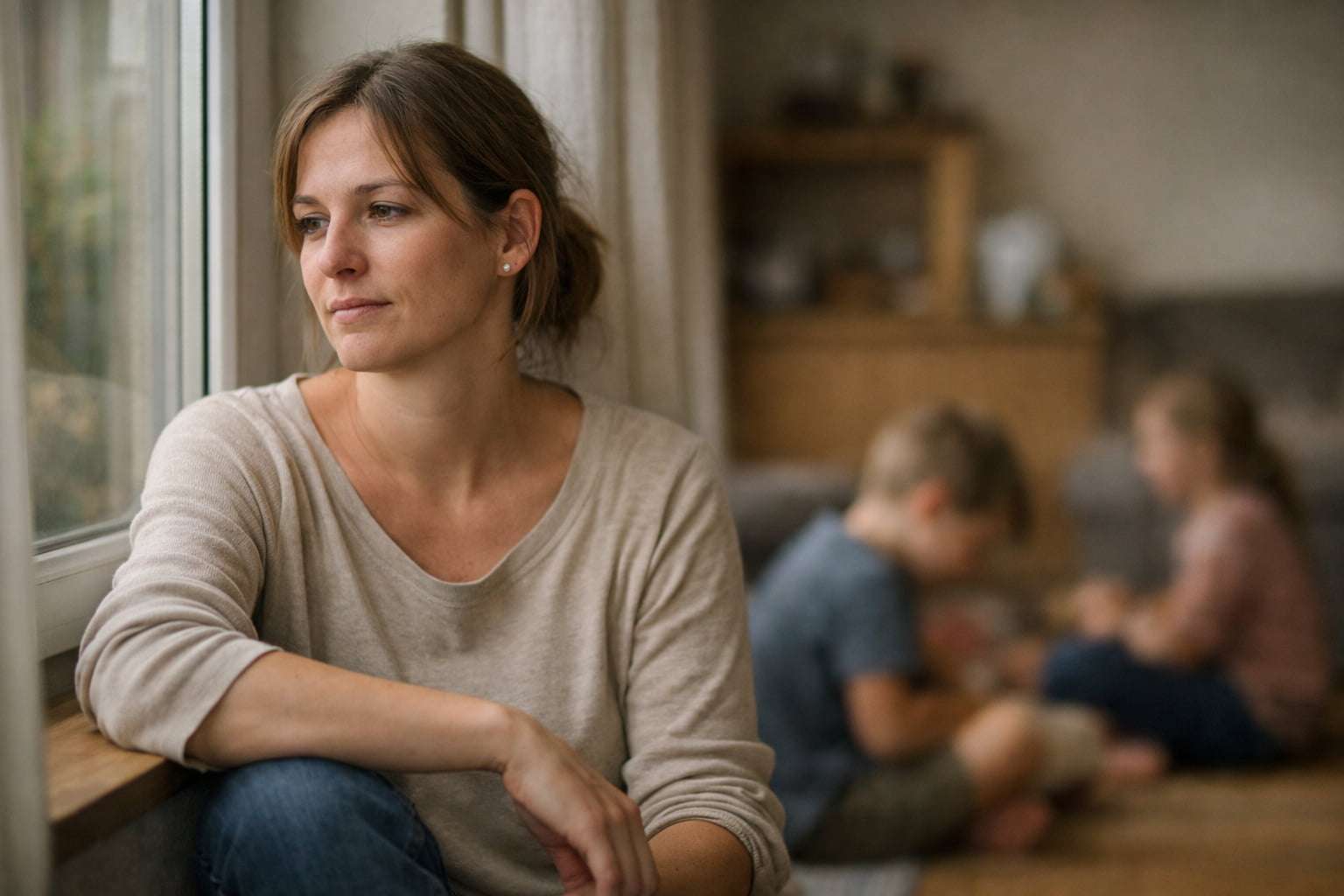 Mutter zweifelt an sich