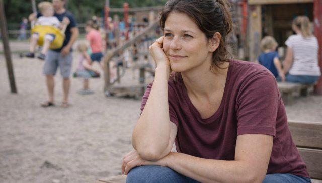 Mutter mit Selbstzweifel